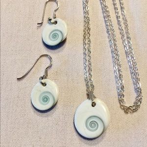 NEW STERLING REVERSIBLE JEWELRY SET.